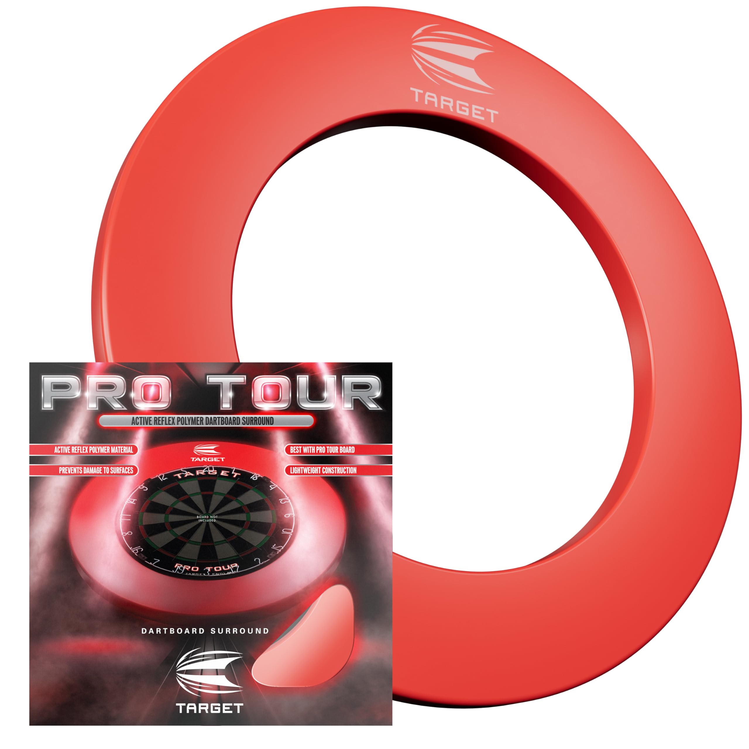 Target Darts Pro Tour Printed Surround Red