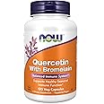 NOW Supplements, Quercetin with Bromelain, Balanced Immune System*, 120 Veg Capsules