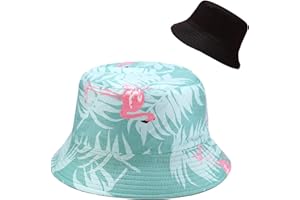 XYIYI Cute Bucket Hat Beach Fisherman Hats for Women, Reversible Double-Side-Wear