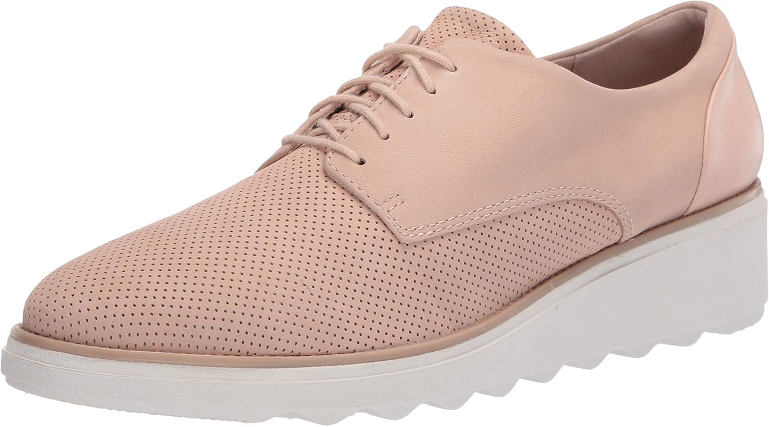 clarks platform oxfords