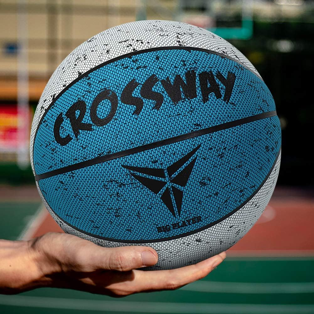 College Basketball 27.5"-29.5" Indoor Outdoor Basketball Official Size 5-7 Street Composite Leather Basketballs for Youth, Training, High School : Sports & Outdoors