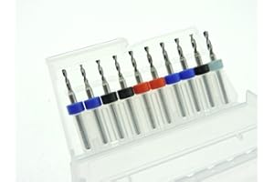 Daewon Industries 10pc (2each) 3.0mm 3.1mm 3.2mm 3.3mm (1 Each) 3.4mm 3.5mm Carbide Micro Drill Bits Circuit Boards FR4 CNC PCB Circuit Board Production Modeling Aluminum Arts & Crafts Hobby Bits