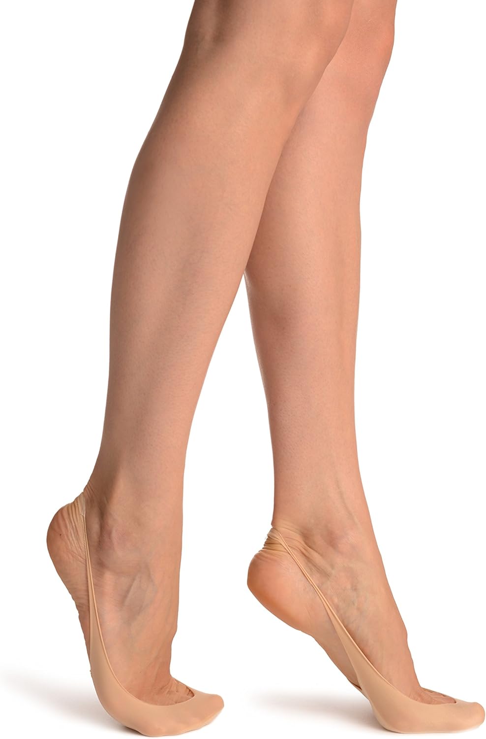 Beige Sling Back Footies Socks Footsies Socks at Amazon Women’s