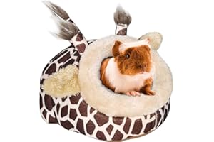 LEFTSTARER Guinea Pig Rat Bed and Hideout for Ferret Hedgehog Sleep and Hide, Hamster Small Pet Animals Supplies Toy Cage Accessories Nest