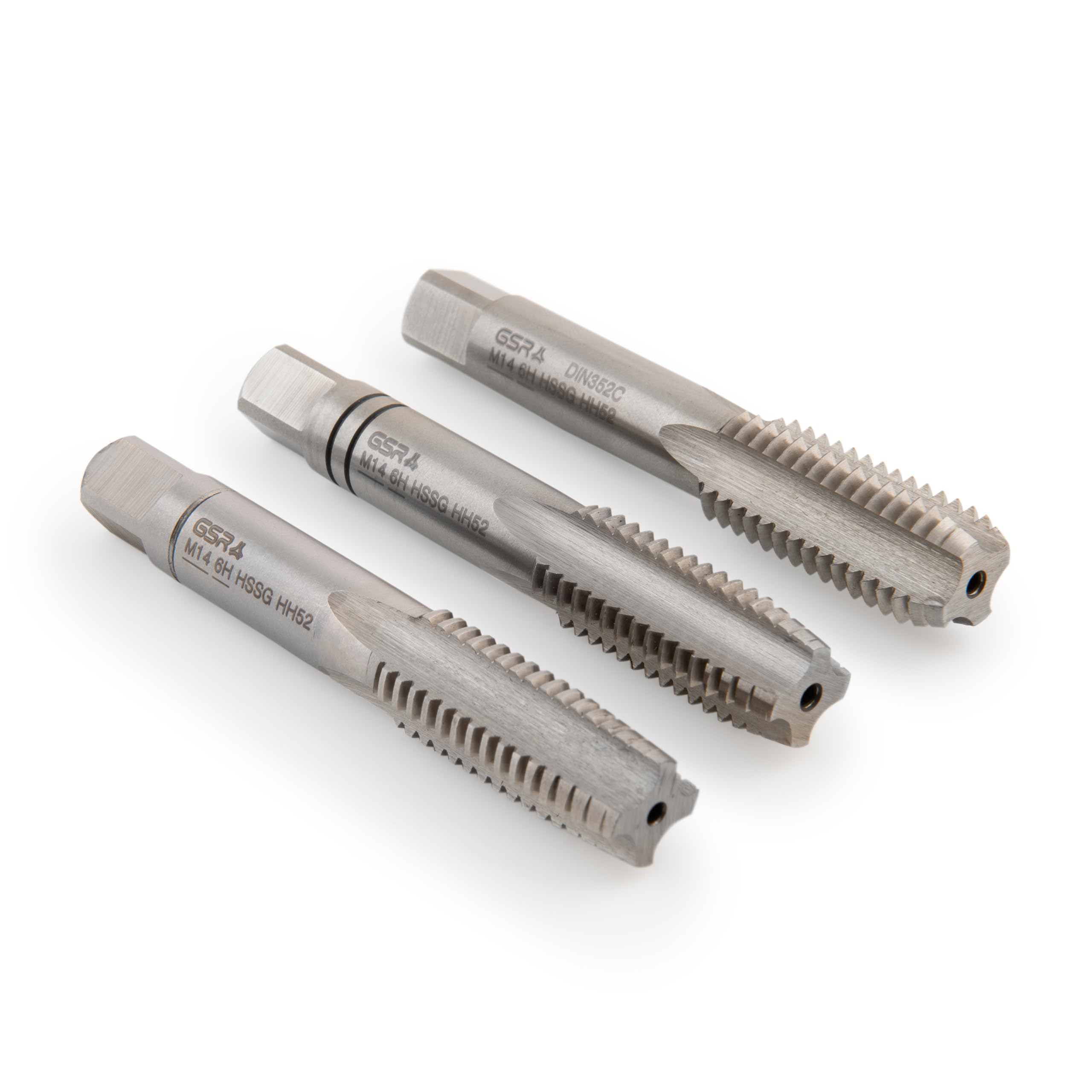 Professional M14 Taps Set HSS G Set of 3 Hand Taps