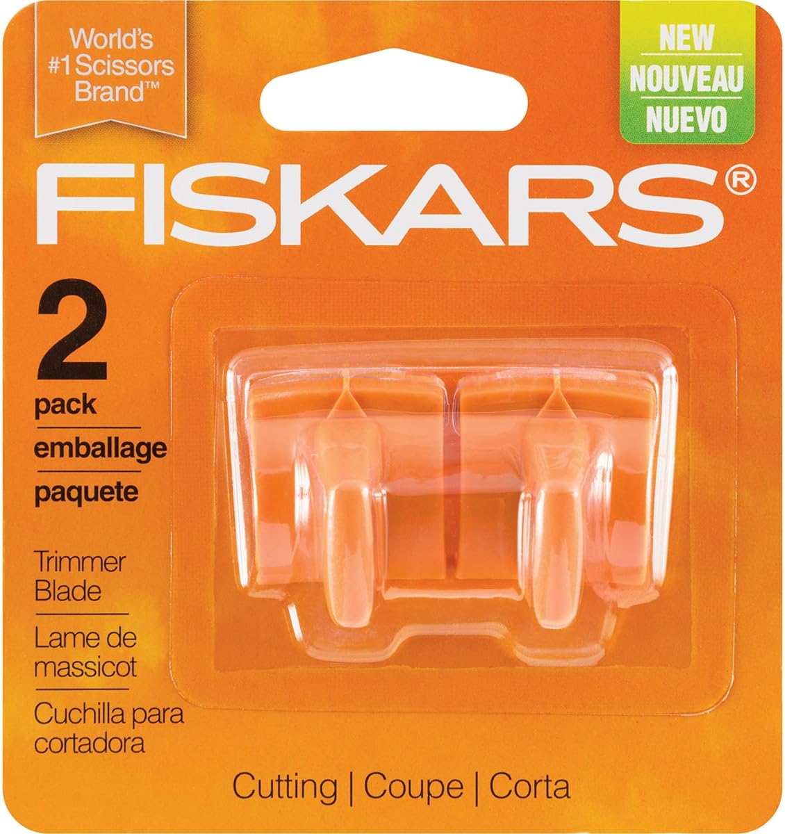 Fiskars 1775001001 Fiskars Reinforced Trimmer Blades (2 Pack) Amazon