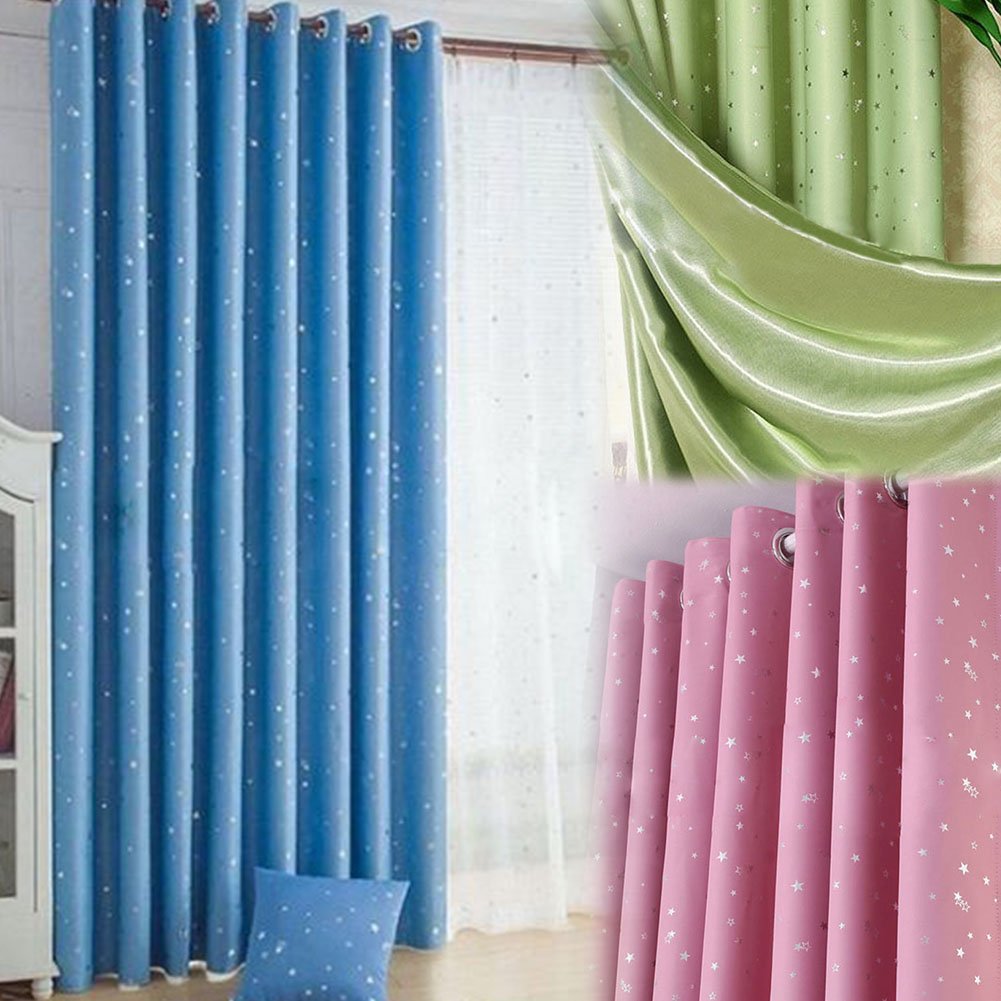 Descanso y sueño dormitorio Cortinas opacas térmicas con ojales para