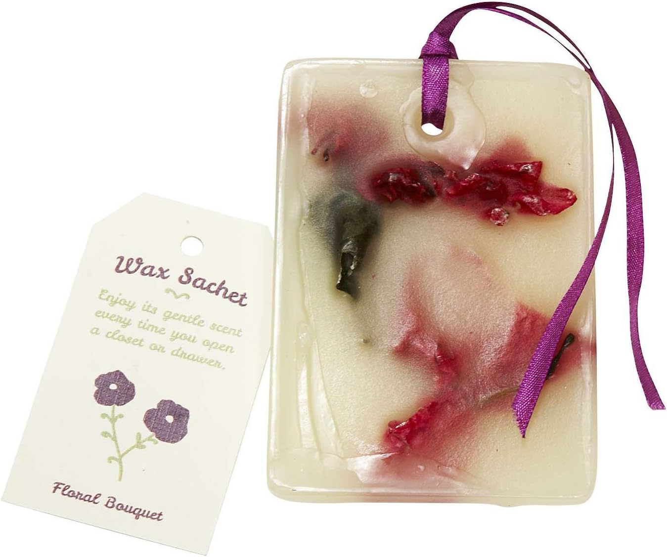 Ten Thousand Villages Scented Dried Flowers Hanging Wax Sachet 'Wax Sachet (Floral)'