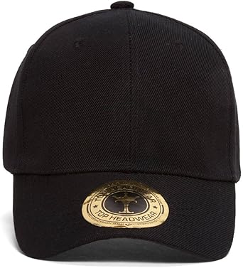 all black adjustable hat