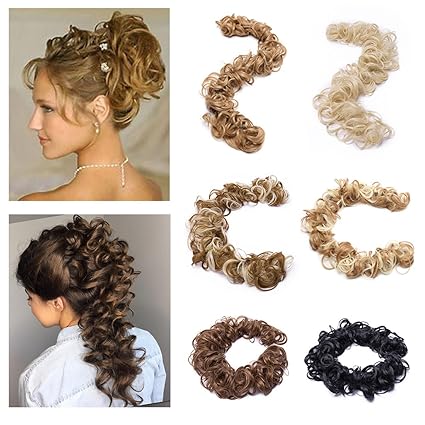 Amazon Com Sego Twirl Hair Band Updo Hairpiece Extension Messy