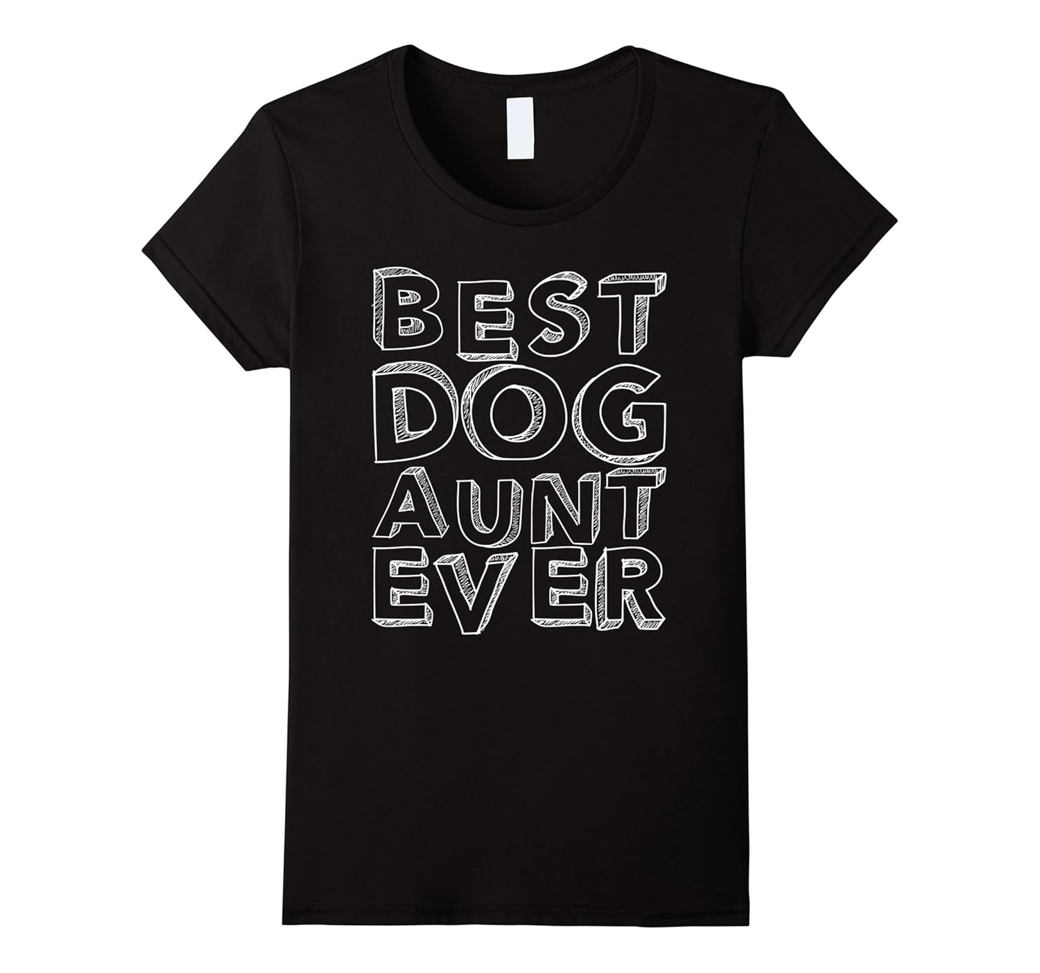 Womens Best Dog Aunt Ever T-Shirt Funny Auntie Gift Shirt-Rose