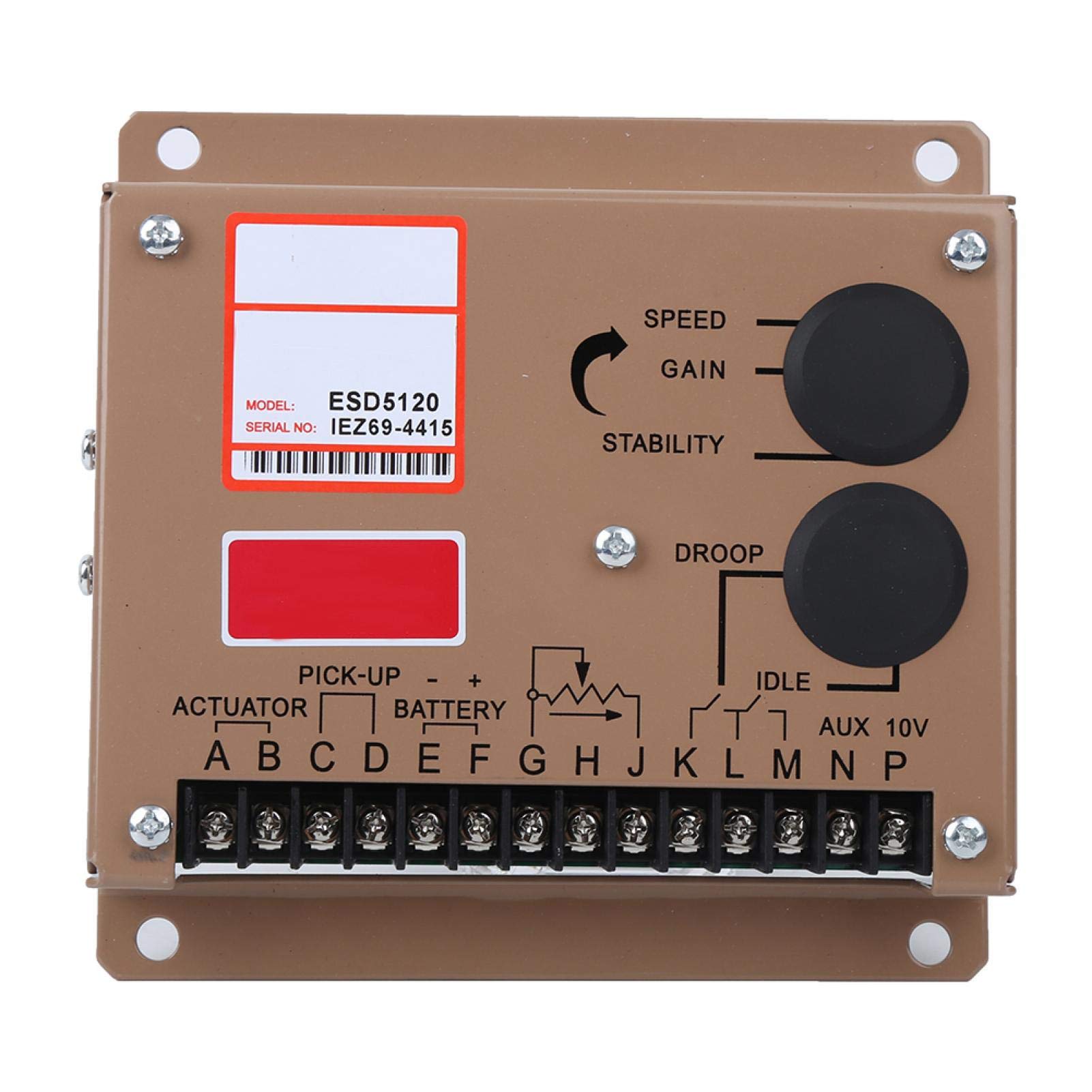 Speed Controller DC Speed Regulator, Governor Low Voltage Equipment Diesel Generator Accessories ESD5120
