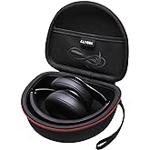 Headphone Case Compatible with Beats Studio Pro/Solo 4 / Studio 3 / Solo 3 / Picun B8 / BERIBES/JLab JBuds Lux ANC Wireless Bluetooth Noise Cancelling Headphones, Black(Case Only)