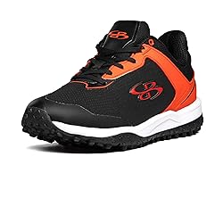 Boombah Viper Pro Men's Turf Black/Orange - Size 6.5