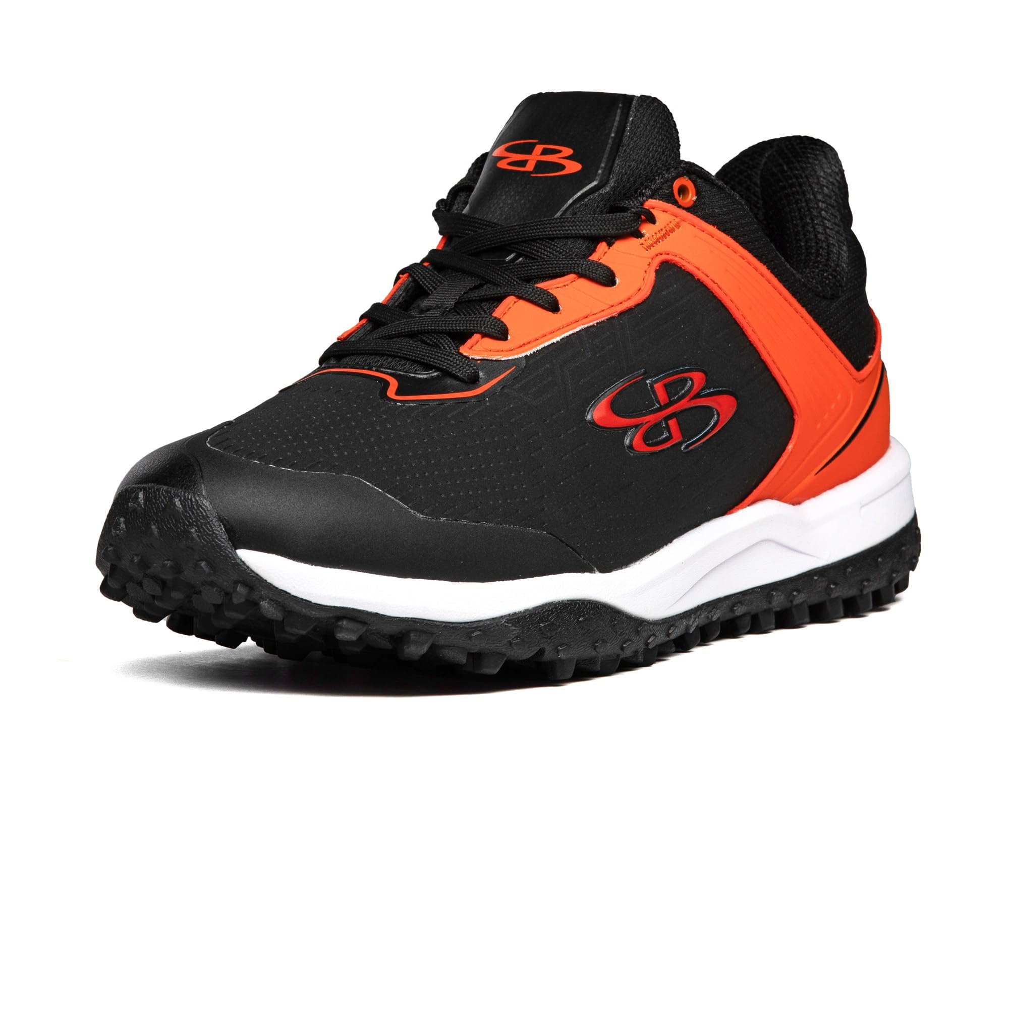 Boombah Viper Pro Men's Turf Black/Orange - Size 6.5