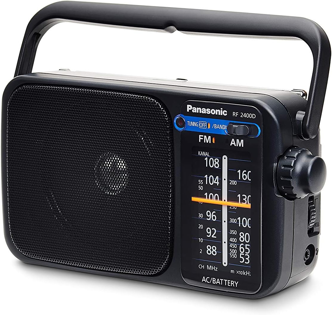 Negro Panasonic 2400deb K Radio Portatil Am Fm Con Funcionamiento Ac O Dc Electronica Audio Y Video Portatil Kaffeguiden Dk