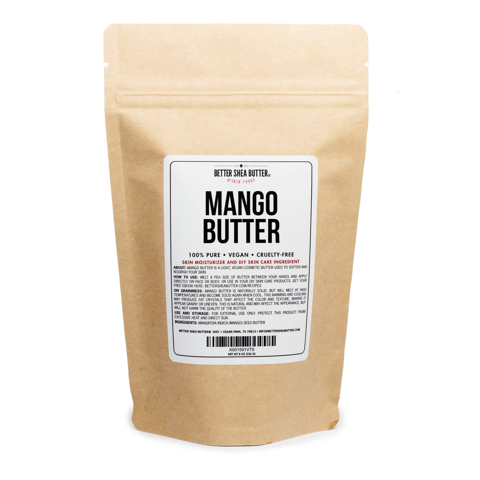 100 Pure Mango Butter Can Substitute Shea Butter in Soap and Lotion Recipes Moisturizing