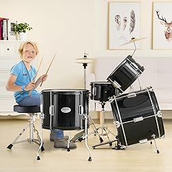 VEVOR Drum Set for Kids, Beginner Junior Drum Kit