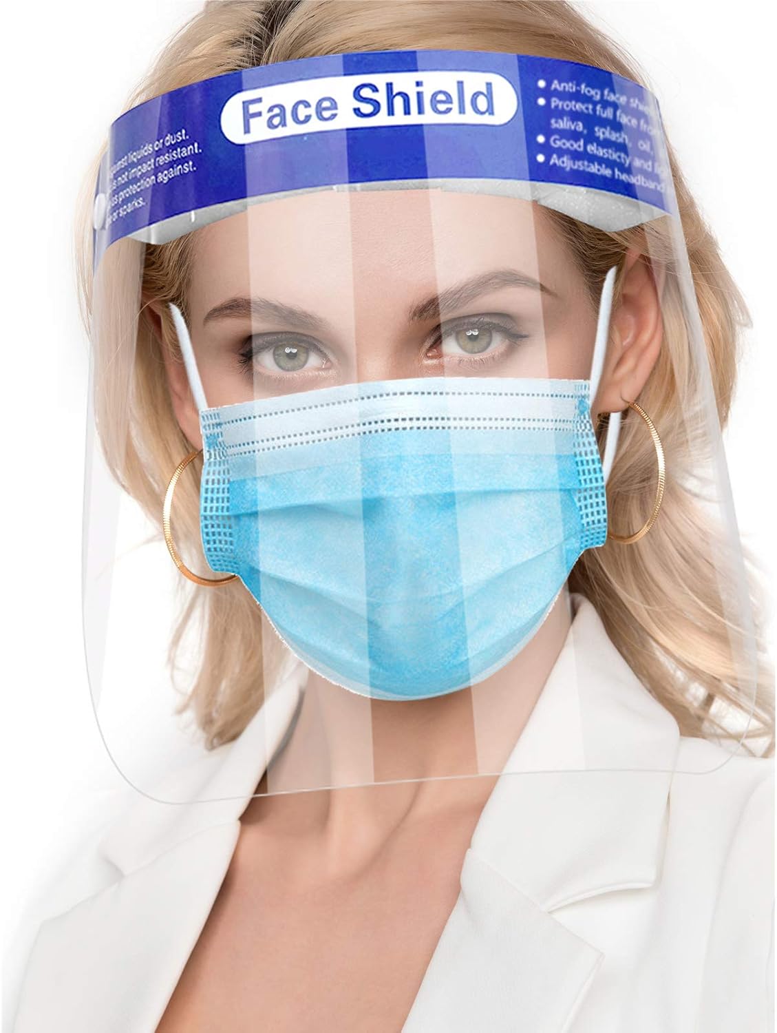 Face Shield Reusable，10 Packs Clearly Face Shield，Use for Cooking