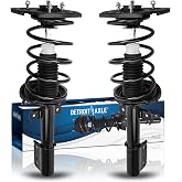 Detroit Axle - 2 Rear Struts for 2004-2013 Chevrolet Impala Monte Carlo | Pontiac Grand Prix 05-09 Buick LaCrosse (17'' Wheel) Complete Struts with Coil Spring 2005 2006 2007 2008 2009 Strut Shock