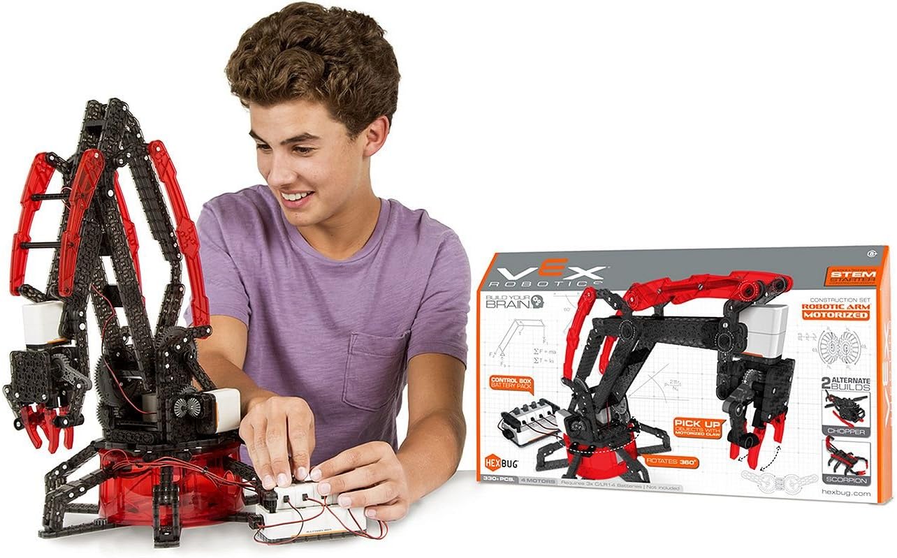 hexbug vex motorized robotic arm