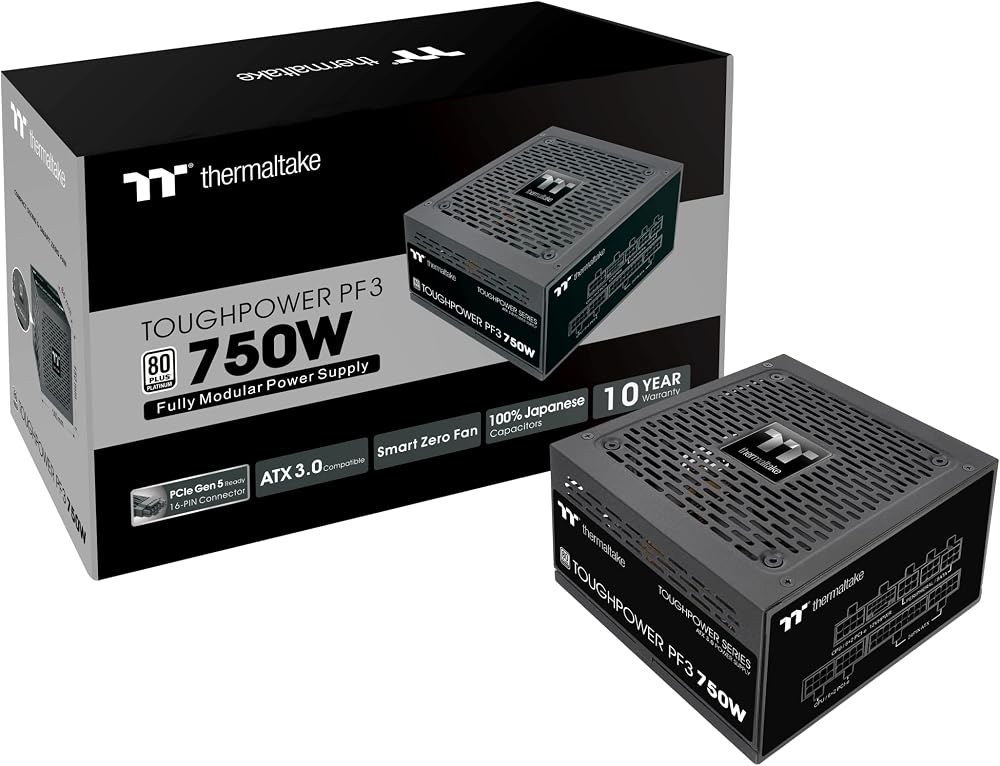 Thermaltake ToughPower PF3 750W Power Supply Unit PC PSU ATX 3.0