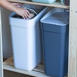 Curver 100% Recycled 30L Kitchen Lift Top Bin Dark Grey Lid view 3