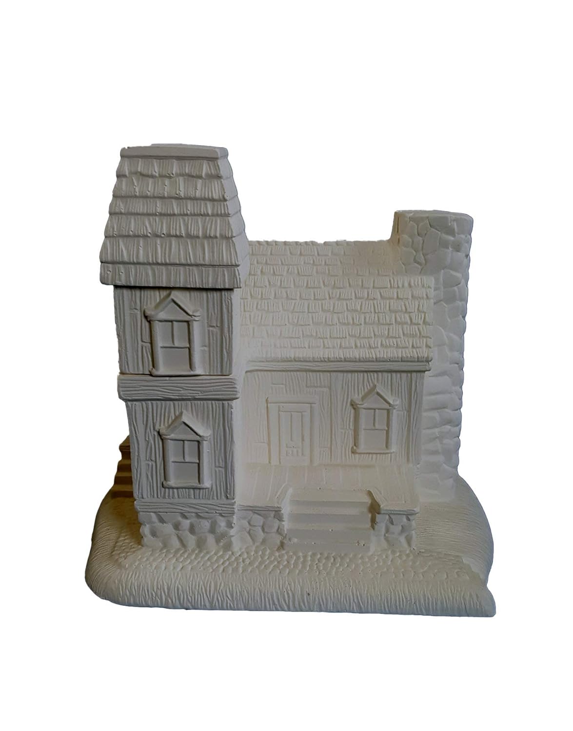 Seaside Cottage House unpainted ceramic bisque ready to be