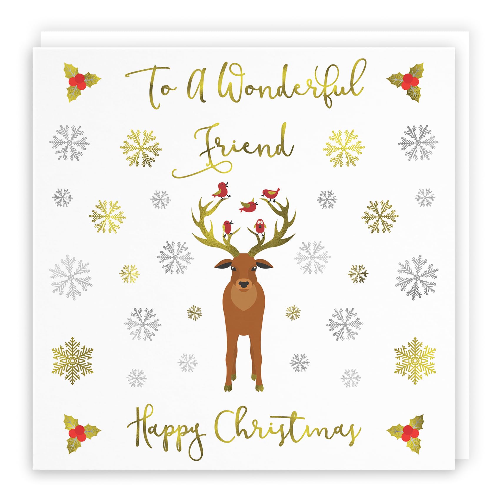 Hunts England - Friend Christmas Card - To A Special Friend - Happy Christmas - Xmas - Milano Collection - Fun Card