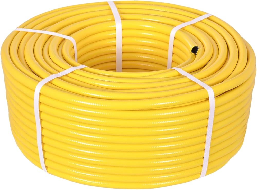 TW Wholesale Yellow Garden Hose Pipe 30M Reinforced Heavy Duty Anti-Kink