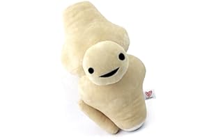 I Heart Guts Knee Joint Plush - Kneed for Speed - Knee Joint Stuffed Pillow Toy Bone, Knee Surgery Gifts - Doctors, Physical Therapists & Orthopedic Surgeon Gifts