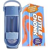 Lil Gulp Water Bottle | Advanced Carbon Filtration for Safe Filtered Water on The Go | BPA-Free Leak-Proof Portable Dog Travel Water Bottle with Retractable Water Spout, 15 Fl oz - Blue