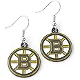 aminco NHL womens NHL Logo Dangler Earrings
