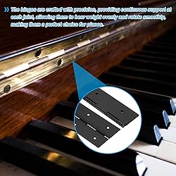 uxcell Piano Hinge, 48" Stainless Steel Continuous