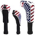 CRAFTSMAN GOLF Stars and Stripes Flag Headcover Head Cover for Scotty Cameron Taylormade Odyssey Driver Fairway Wood Hybrid