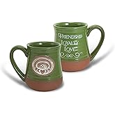 Cathedral Art Irish Mug - Claddagh Friendship Loyalty Love, Multicolored