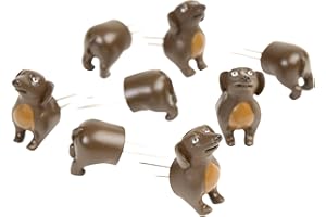 Charcoal Companion Dog Corn Holders (8 Pieces) - Perfect Gift For Dachshund Lovers - CC5009.