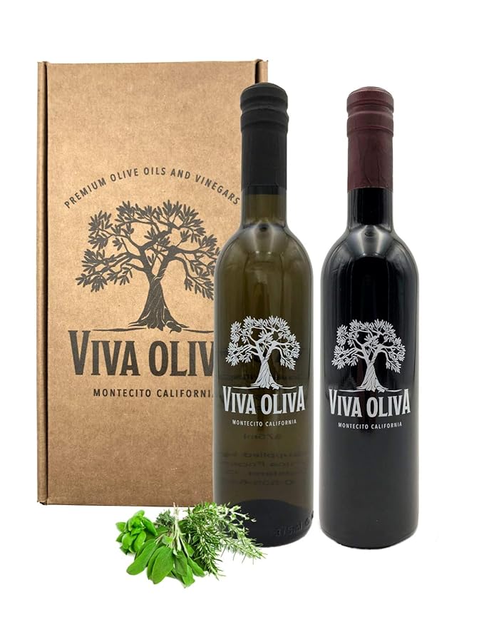 Viva Oliva Two 375 ML Gift Set Tuscan Herb