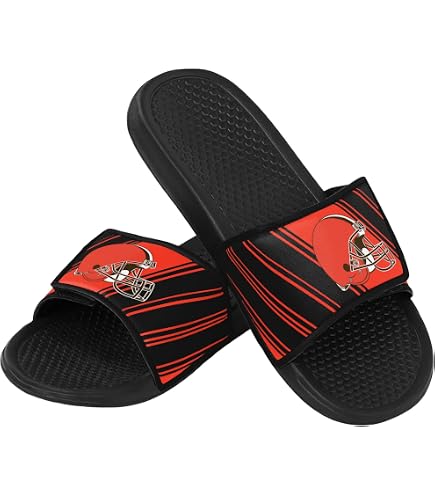Atlanta Falcons NFL Mens Gradient Wordmark Gel Slide - M  display picture 1