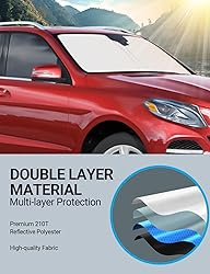 Proadsy 2024 Upgrade Front Windshield Sunshade