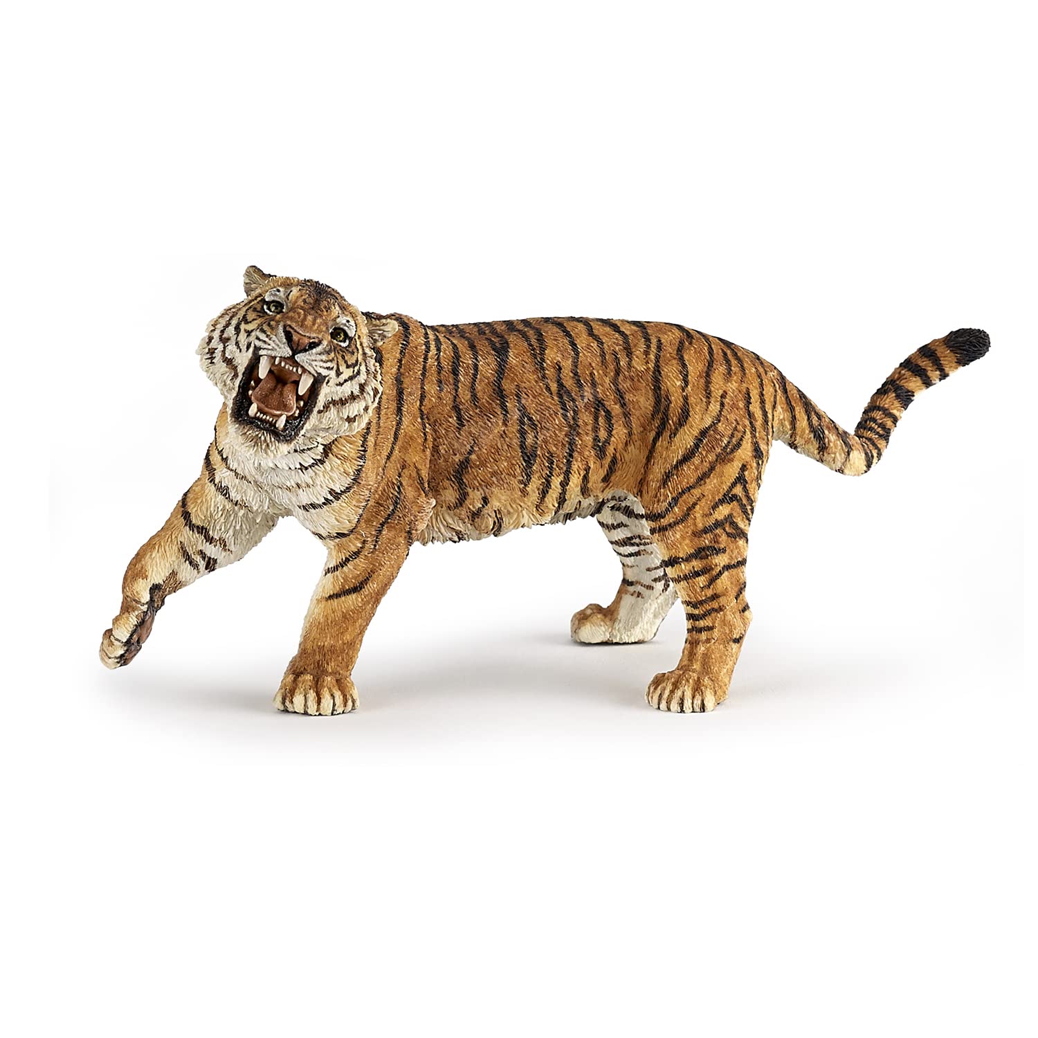 Papo WILD ANIMAL KINGDOM Tiere Figurine, 50182 Roaring Tiger, Multicolour, Medium