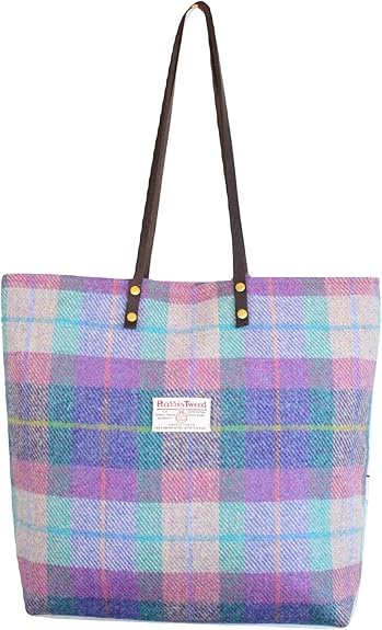 harris tweed heather bag
