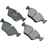 Akebono EUR946 Euro Ultra Premium Ceramic Disc Brake Pad Kit, GREY