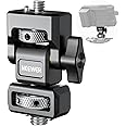 NEEWER Camera Monitor Mount with 3/8" ARRI Locating Thumbscrew, 1/4" Screw for 5" & 7" Monitor Compatible with Atomos Ninja V, 360° Swivel 180° Tilt Damping Adjustable, Compatible with SmallRig, MA004