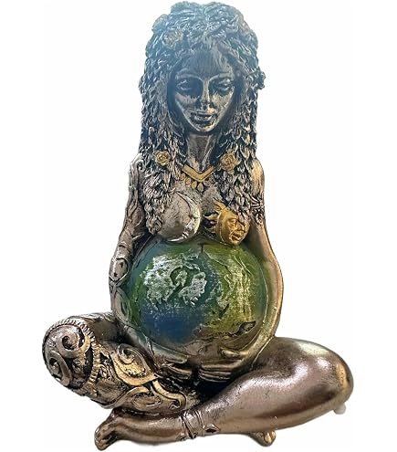 Amazon.com: Pacific Trading Millennial Gaia Statue - Bronze Finish