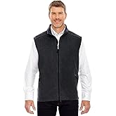 Ash City - Core 365 Men's Tall Journey Fleece Vest 4XT HEATHER CHARCOAL