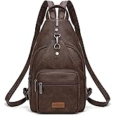 Montana West Wrangler Convertible Backpack for Women Vintage Shoulder Purses with Adjustable Sling Backpack Strap WG290-347CF