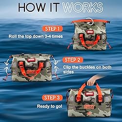 Waterproof Duffel Bag - Motorcycle Dry Bag with