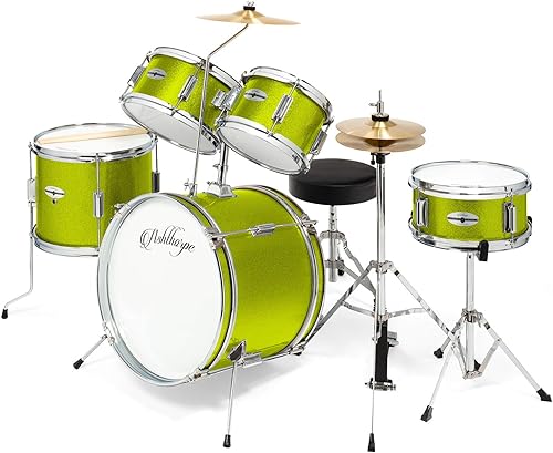 Ashthorpe 5-Piece Complete Kid's Junior Drum Set