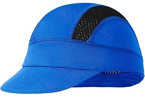 Yymobt Cycling Cap Cooling Skull Caps for Men Women Cycling Running Hat Helmet Liner with Visor for Bike Sports